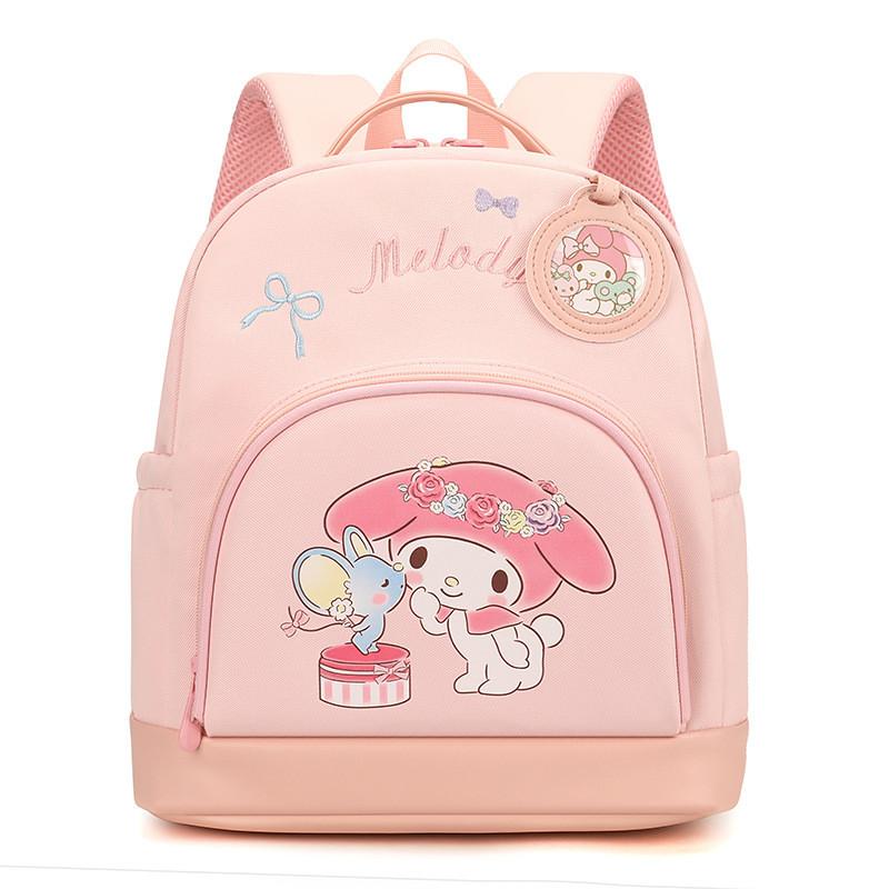 Zaino per Bambina Cartoon Kuromi in Nylon Traspirante per Bambine in Età Scolastica