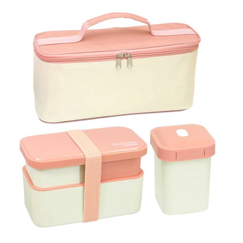 

Adult Bento Box,All-Inone Japanese Stackable Lunch Box With Removable Cutlery Set And Sealing Tape,Microwave And Dishwasher Safe red