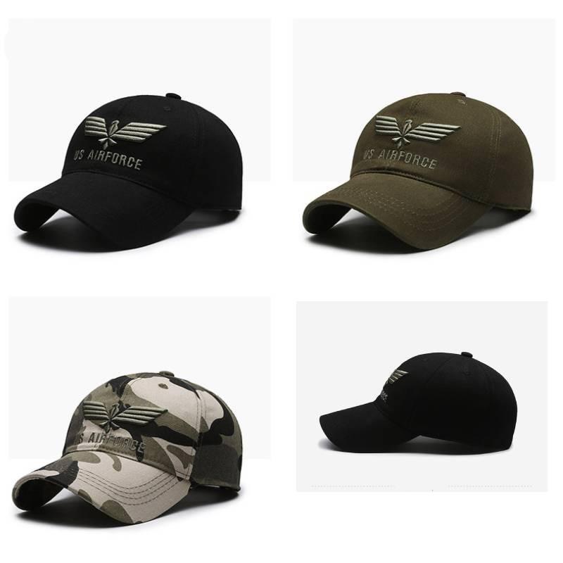 Airforce Baseball Us Cap Fashion Shade Fishing Breathable Outdoors Camping