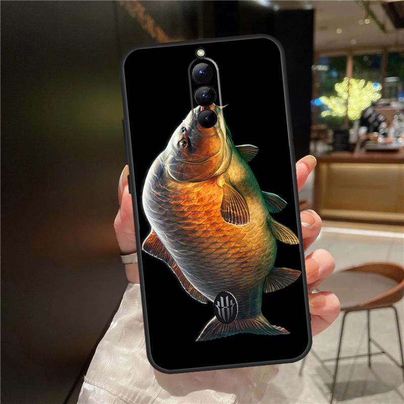 CARP FISH FISHING Case For ZTE Nubia Red Magic 8 8S 9 9S 10 10S 11 Pro Plus 6 7 6S 7S For RedMagic 10 Air Cover