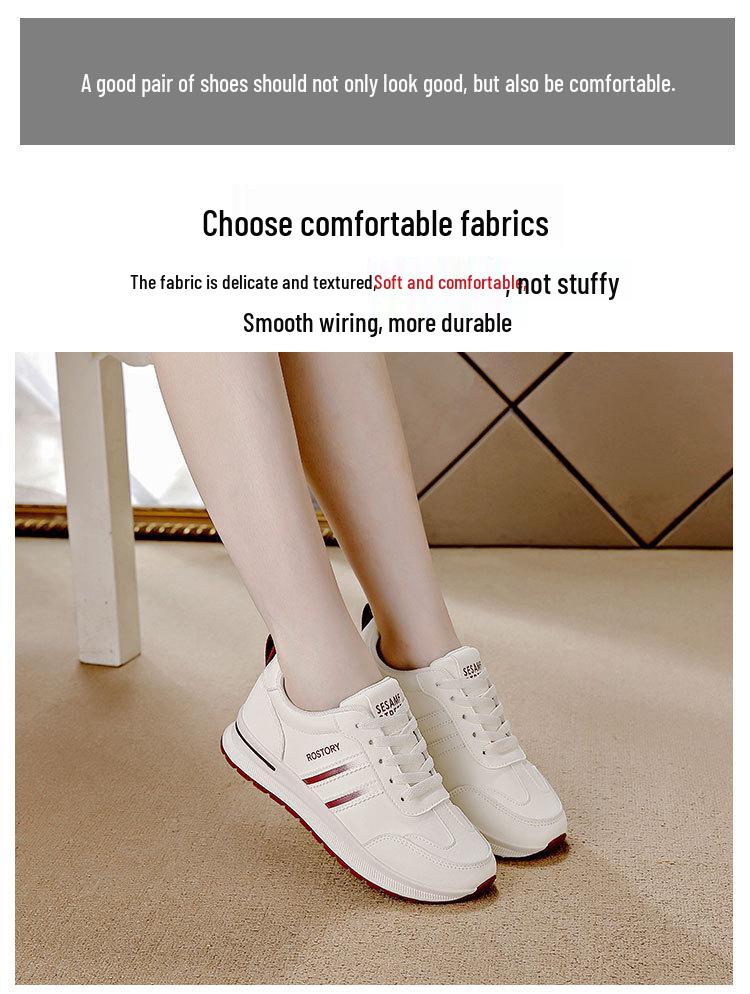 2025 Spring/Summer Women's Plus Size Casual Korean Style Flat Sneakers