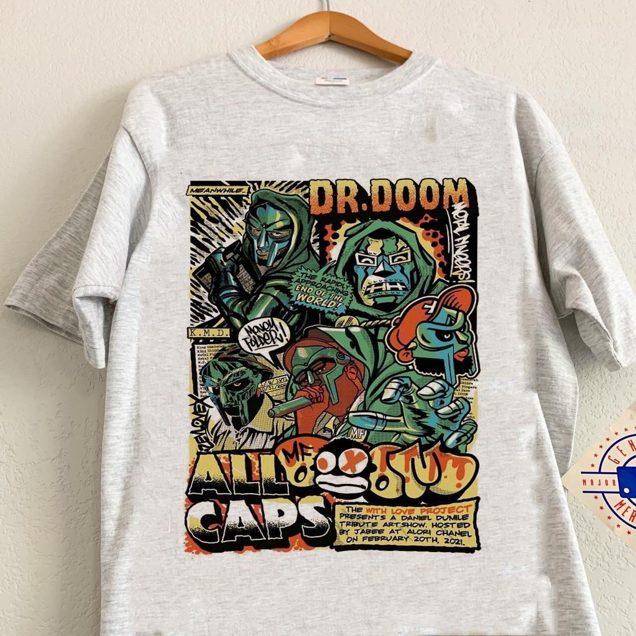 MF Doom Shirt MF Doom Short Sleeve Cotton T-shirt Unisex VN0967 S
