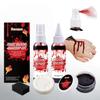Fake Blood makeup set - Realistic Fake Blood Halloween Party Decor Human Simulation Face/body Paint Cos Costume