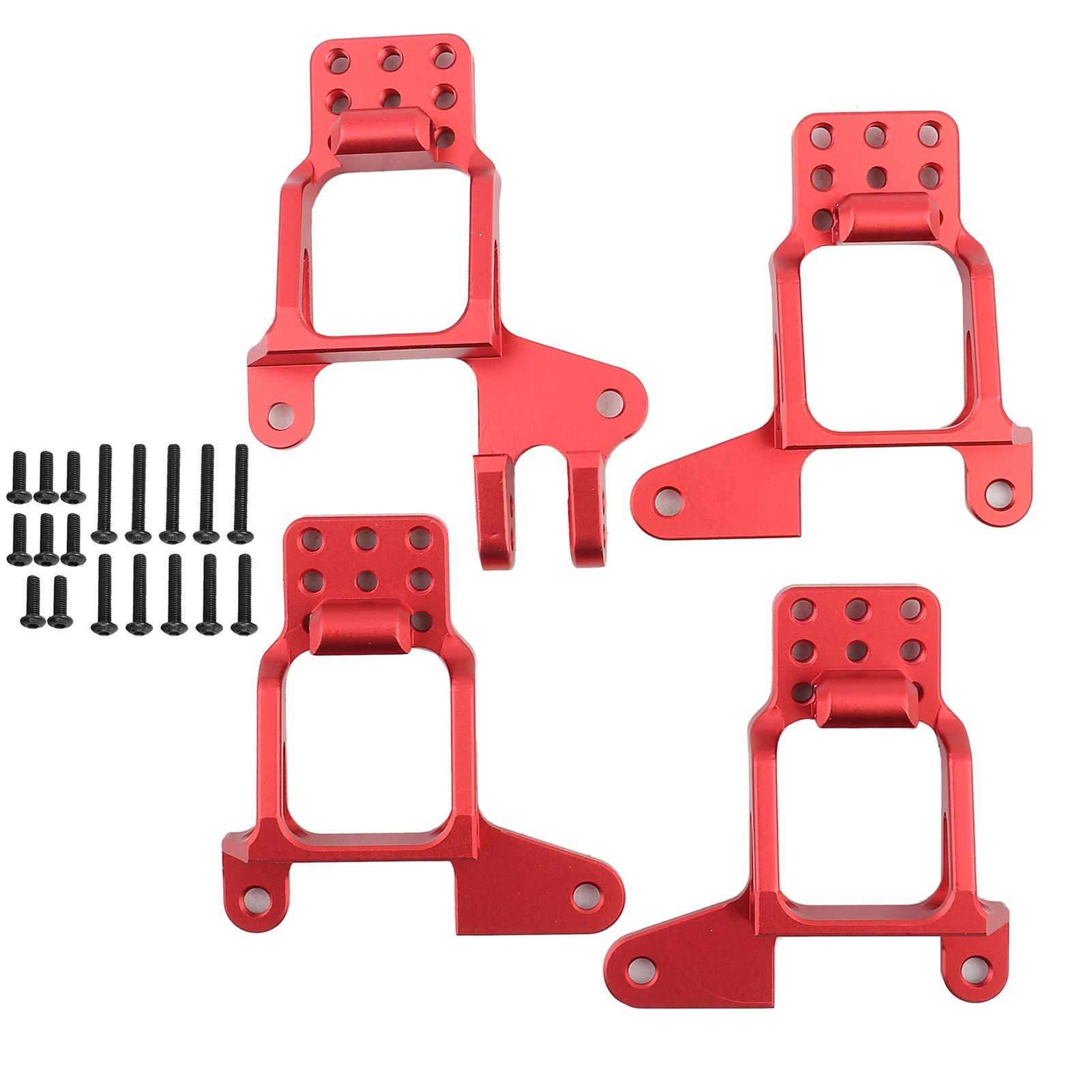 

Front Rear Adjustable Shock Towers Mount Fit for Traxxas trx4 RC Car Model Red