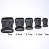 Plastic Side Release Buckle Adjustable Strap Buckle for Backpack Waist Bag Luggage Replacement Clip Durable Plastic Buckle Set Various Sizes