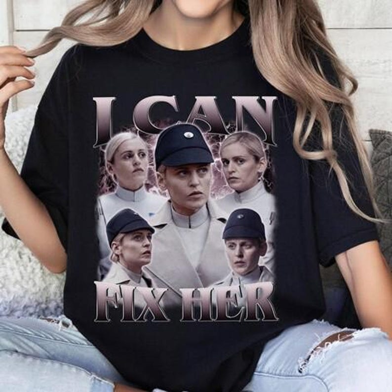 

I Can Fix Her Denise Gough Unisex T-Shirt, Vintage 90s Dedra Meero Andor Bootleg T-Shirt, Starwars Andor Tee S