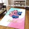 1pc Stitch Pattern Area Rug Soft Flannel Floor Mat for Living Room,Office,Bedroom and Carpet,Sofa Coffee Table Floor Mat