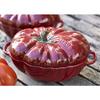 Staub Ceramic Tomato Cocotte, 12cm, Cherry, Heat-Resistant, Microwave-Safe (Official Japanese Product) 40511-855