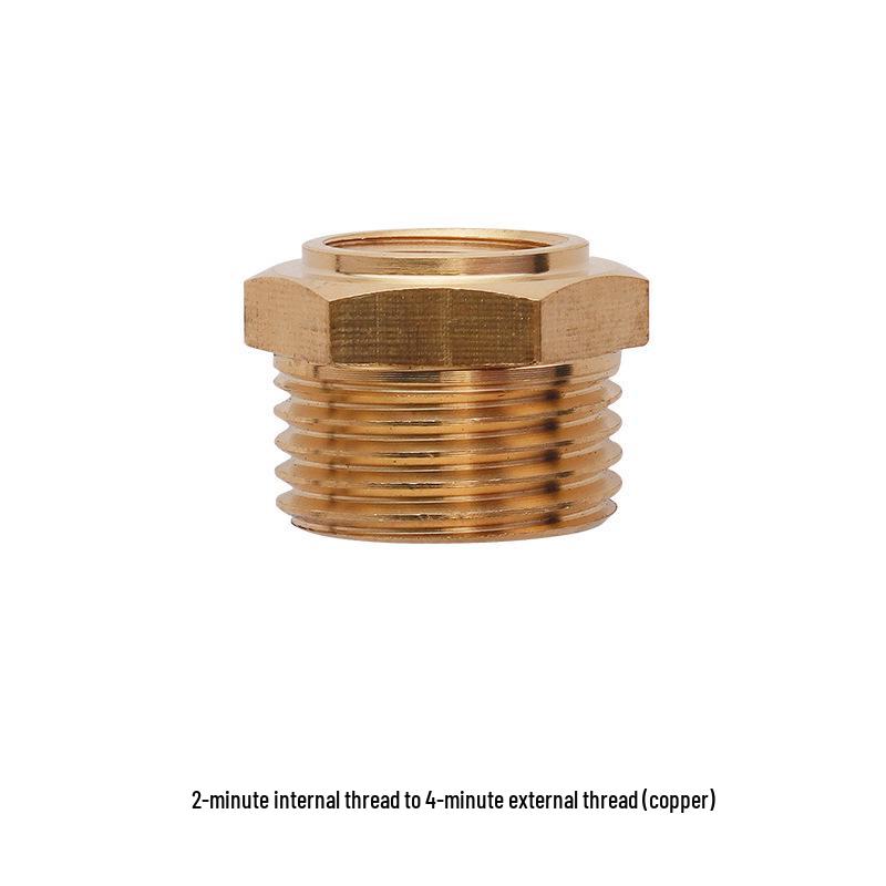 All-Copper Thickened Reducing Joints: Conversion Threads from 1-inch To 6-inch.