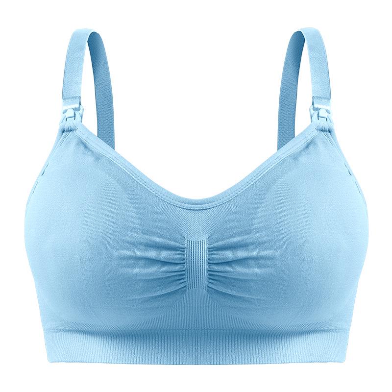 Seamless Front Closure Anti-Sag Nursing Bra for Pregnant and Breastfeeding Moms
