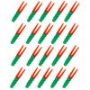 20Pcs 5CM/2G Soft PVC Worm Bait Fork Tail Two-color Bionic Artificial Worm Lure Swimbait Saltwater Freshwater Fishing Accessories