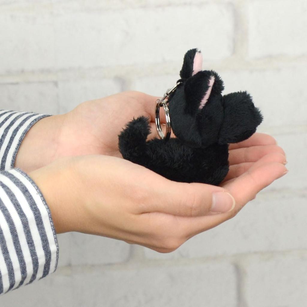 NICI Scottish Terrier Key Ring Keychain BB Girls Black 3.9 Inches (10 Cm), Black