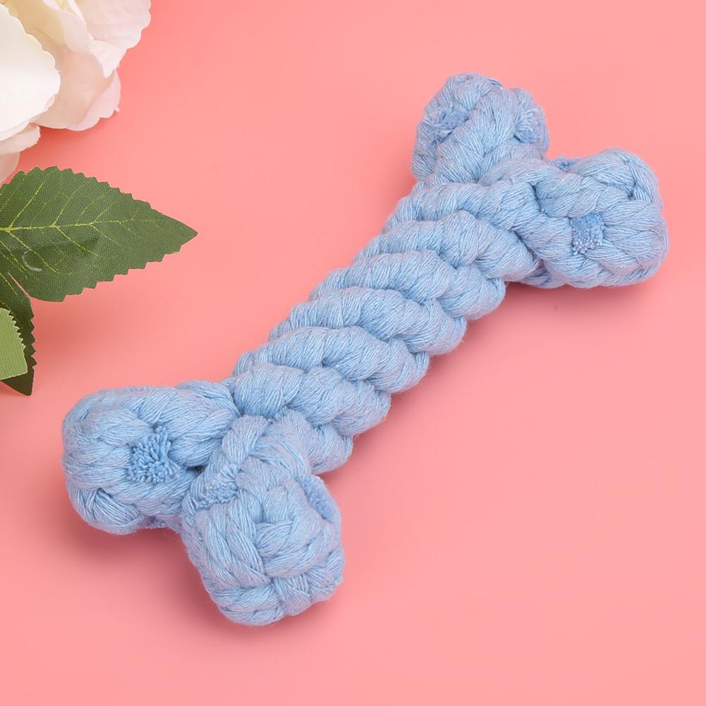 Cartoon Animal Shape Pure Manual Weaving Pet Cotton Rope Biting Chewing Molar Toy for Dogs