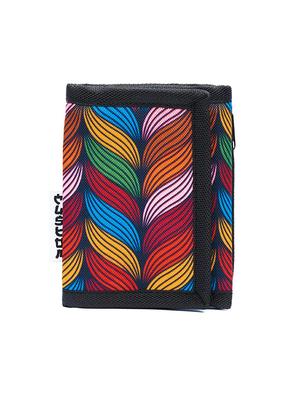 Carteira pequena dobrável fácil de usar personalizada com velcro