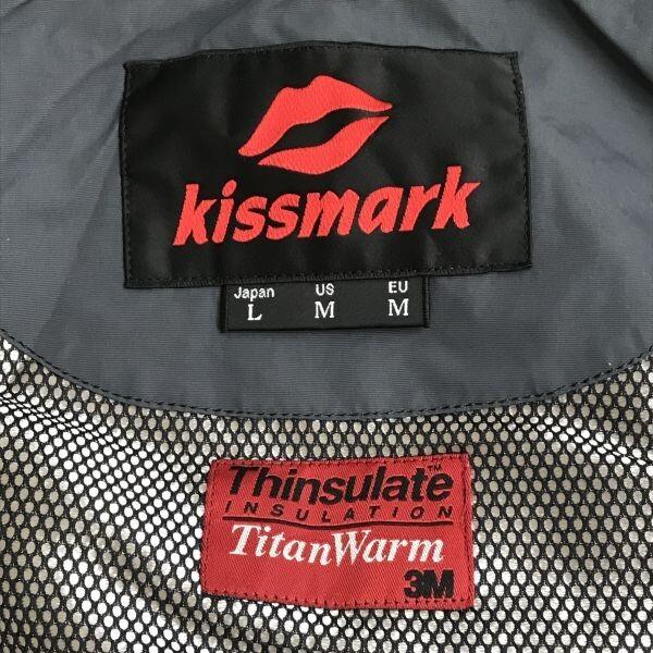 Kissmark Titan Thinsulate Nylon Jacket L Men Gray Snowboard Jacket(USED)