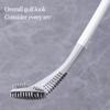 Home Golf Toilet Brush and Holder Wall Mounted Cleaning Brush Bendable Brush for Head for Cleaning Bathroom Floor Tub Ti
