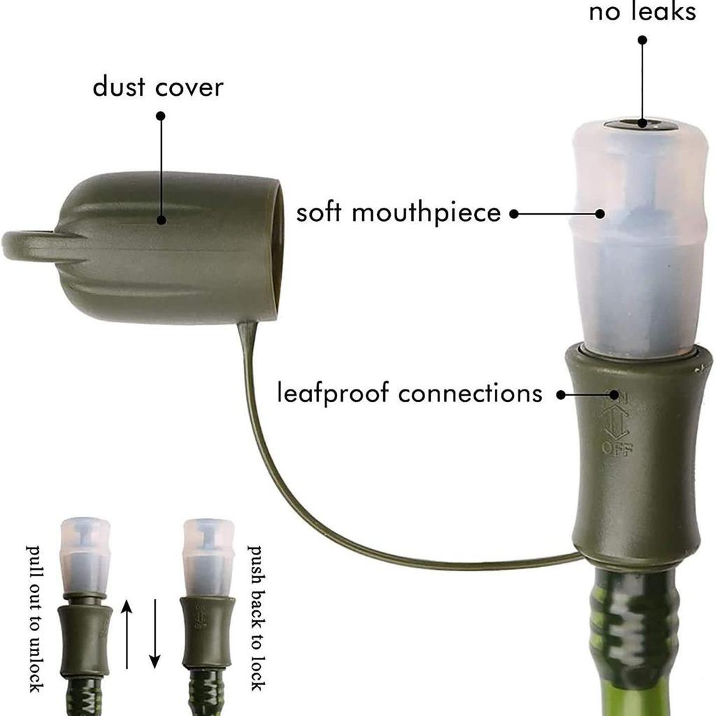 2L Sports Cycling Water Bladder for Running, Camping, and Mountaineering - Food Grade EVA