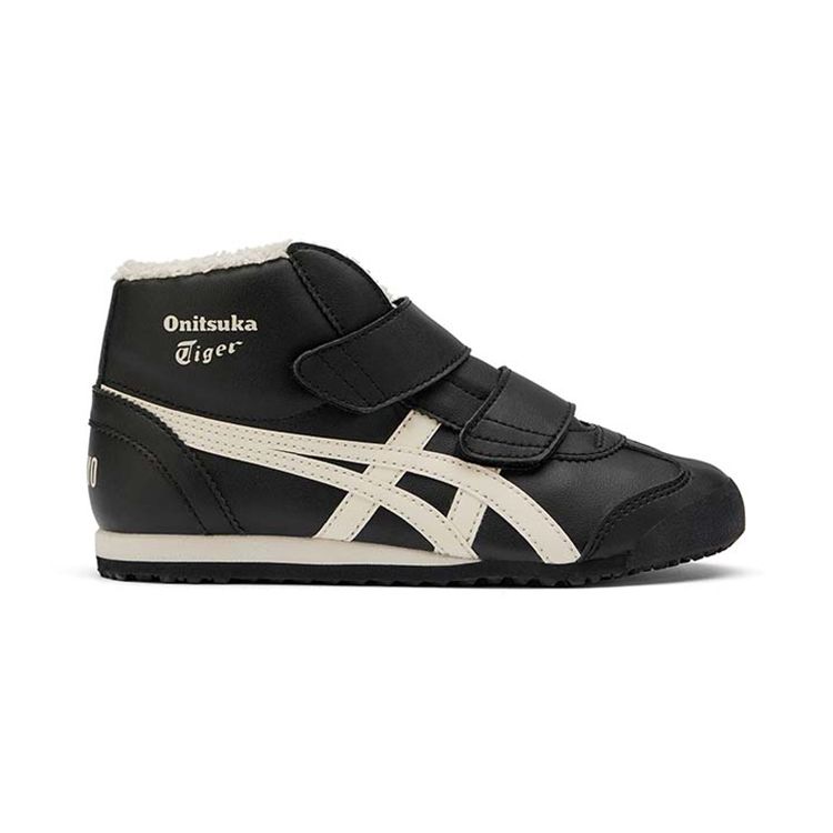 ONITSUKA TIGER Mexico Mid Runner Durable Kids Running Shoes Kids Sneakers Black 1184A155-001