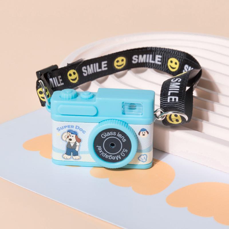 Cotton Doll Strap Webbing Sound Camera Pendant Puppy Mini Backpack Souvenir