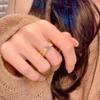 Fashion Purple rings for women wedding Vintage brushed satin purple diamond amethyst Ring palace style wedding jewelry gift