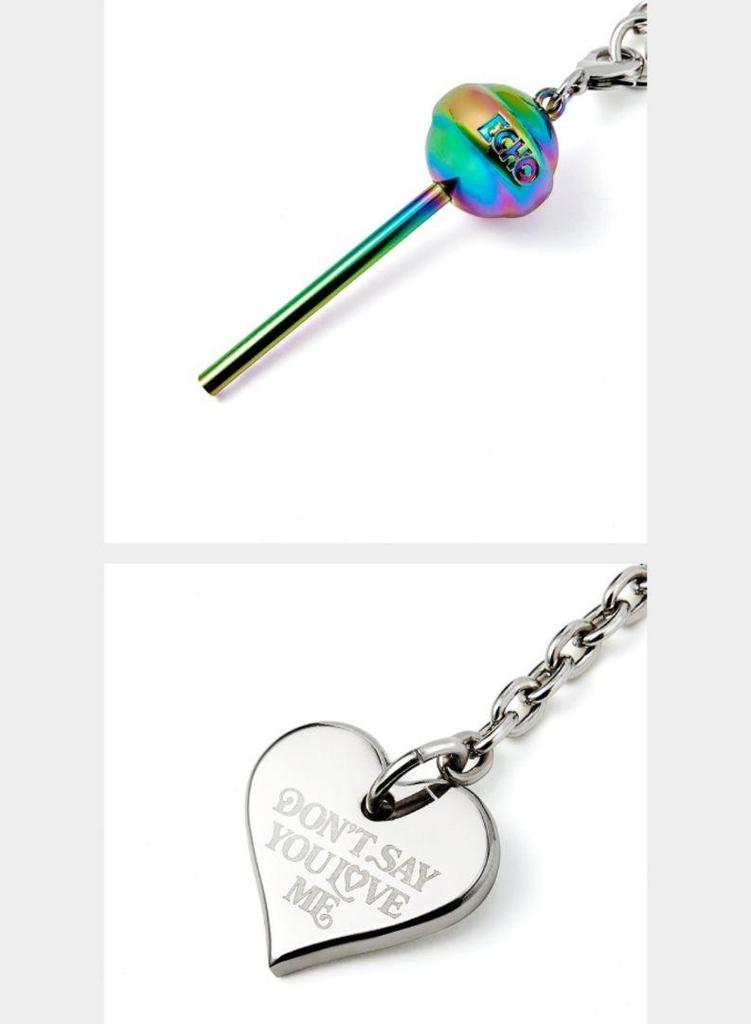 [USED] BTS JIN ECHO Key Ring Keychain Heart Charm