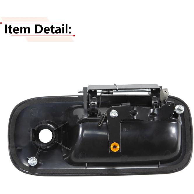 RLB-HILON Front Left Exterior Door Handle Compatible With Chevy Express 1500 2500 3500 4500 Van 1996 To 2009, For GMC Savana 1996 To 2009 Year