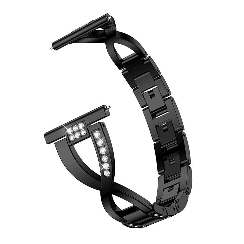 20mm For Samsung galaxy watch 3 41mm 45mm Active 2 40mm 44mm luxury Stainless Steel Strap band Watchband Metal Aolly Bracelet