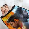 rrr full movie RRR Poster Throw Blanket Tourist Hair warm winter Beautifuls Blankets