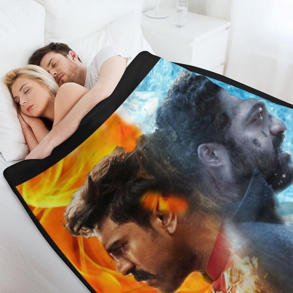 rrr full movie RRR Poster Throw Blanket Tourist Hair warm winter Beautifuls Blankets