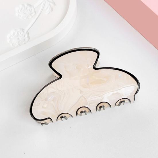 Hair Claw for Women, Smooth Rounded Edges Hair Clip, Anti-slip Teeth Back Head Hair Clip, No Hair Damage Versatile for Long Short Hair Daily Use