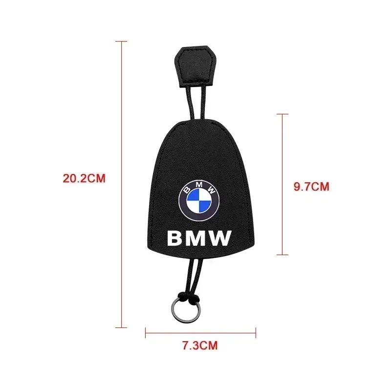 

High Quality Leather Car Key Holder Key Case Key Bag For BMW 1 3 5 Series X1 X4 X5 X7 G20 G38 F20 F39 F48 E46 E60 E36 E39