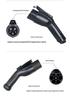 European Standard 16A 11KW Portable Car Charger, 5m Cable