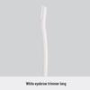Three-Color Folding Anti-Scratch Eyebrow Razor with Safety Trimmer Blade