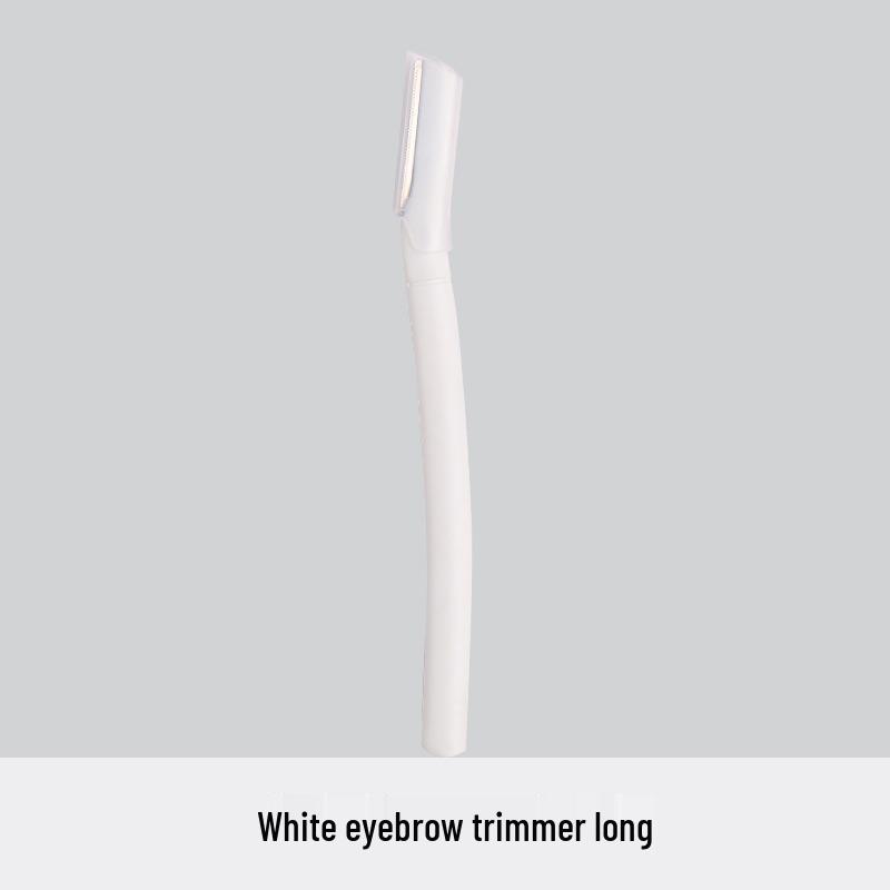 Three-Color Folding Anti-Scratch Eyebrow Razor with Safety Trimmer Blade