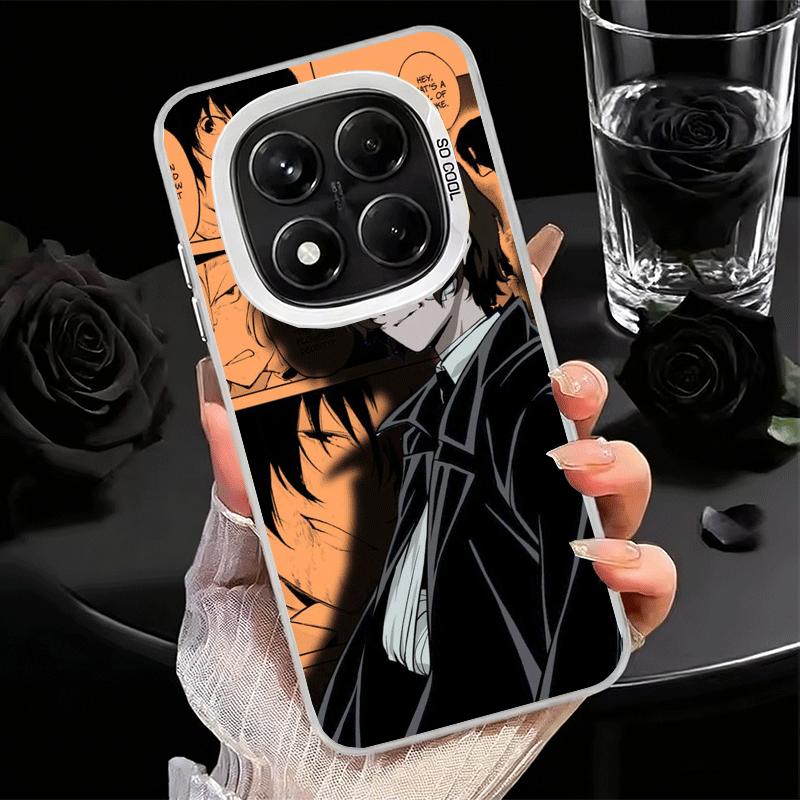 Bungo Stray Dogs Manga Soft Phone Case for Xiaomi Redmi Note 13 14 15 Pro Plus 12S 12 11S 11 11T 10S 10 Shockproof Cover Back Sh