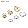 20Pcs Stainless Steel Clasps For Beading Supplies 5 6 8 Mm Necklace End Connectors Hooks Jewelry Bracelet Making