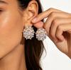 Summer Dopamine Jelly Colored Fashionable Earrings for Women, Niche High-end Earrings, Beach Vacation Style