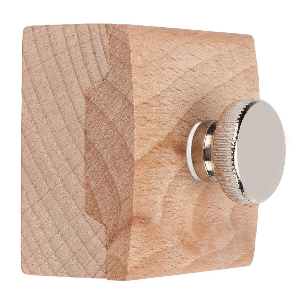 Wooden Sanding Block Abrasion Resistant Beech Edge Banding Polishing Sandpaper Holder Sanding Blocks Hand Made Leather