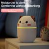 Bærbart LED-lys mini 250ml h2o Spray Mist luftfukter Double Wet Aroma Essential Oil Diffuser Bil usb luftfukter