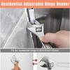 Adjustable Wrench With Wide Handle Residential Door Hinge Adjustment Tool For Plumbing Home Garage Application