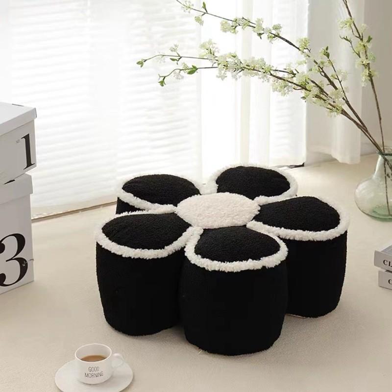 Plush Toy Flower Fluffy Floor Cushion Filling Living Room Decor Girl Kid Doll