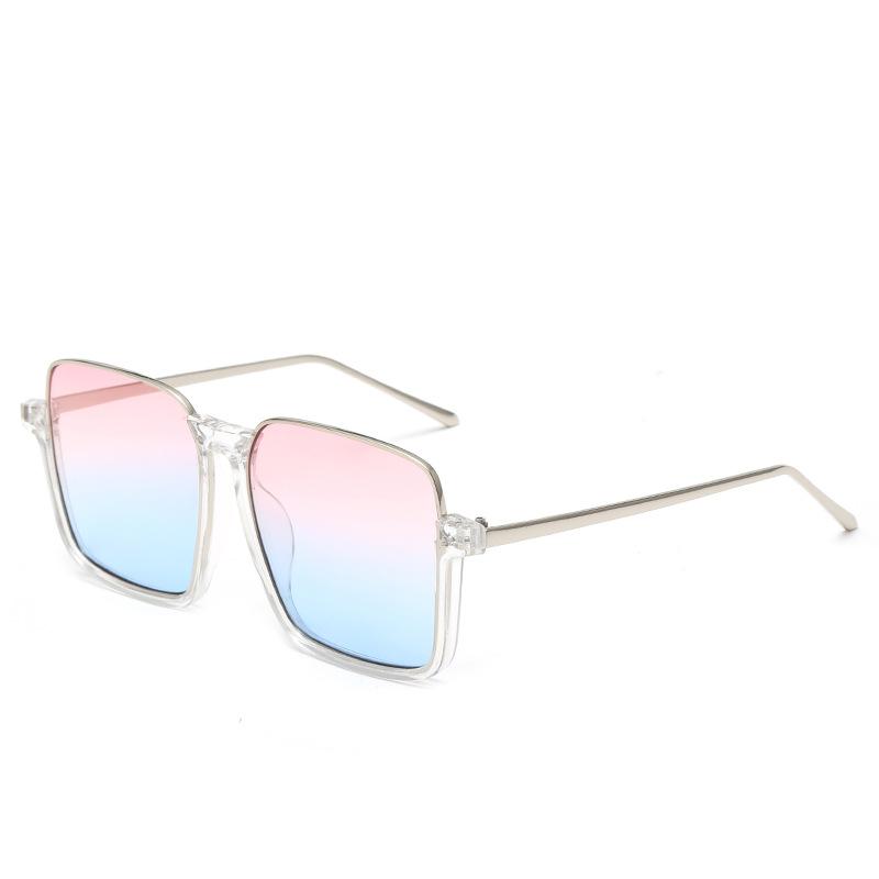 

Винтажные очки с большой оправой, модный стиль, то же лицо, для большого лица, стройнящие, женские, для уличной фотографии, солнцезащитные очки, защита от УФ-лучей