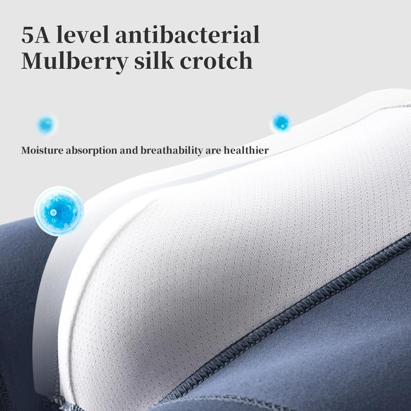 MiiOW 3Pcs Men's Underwear Boxer Shorts Youth Cotton Men's Boxing Shorts, Breathable Underwear