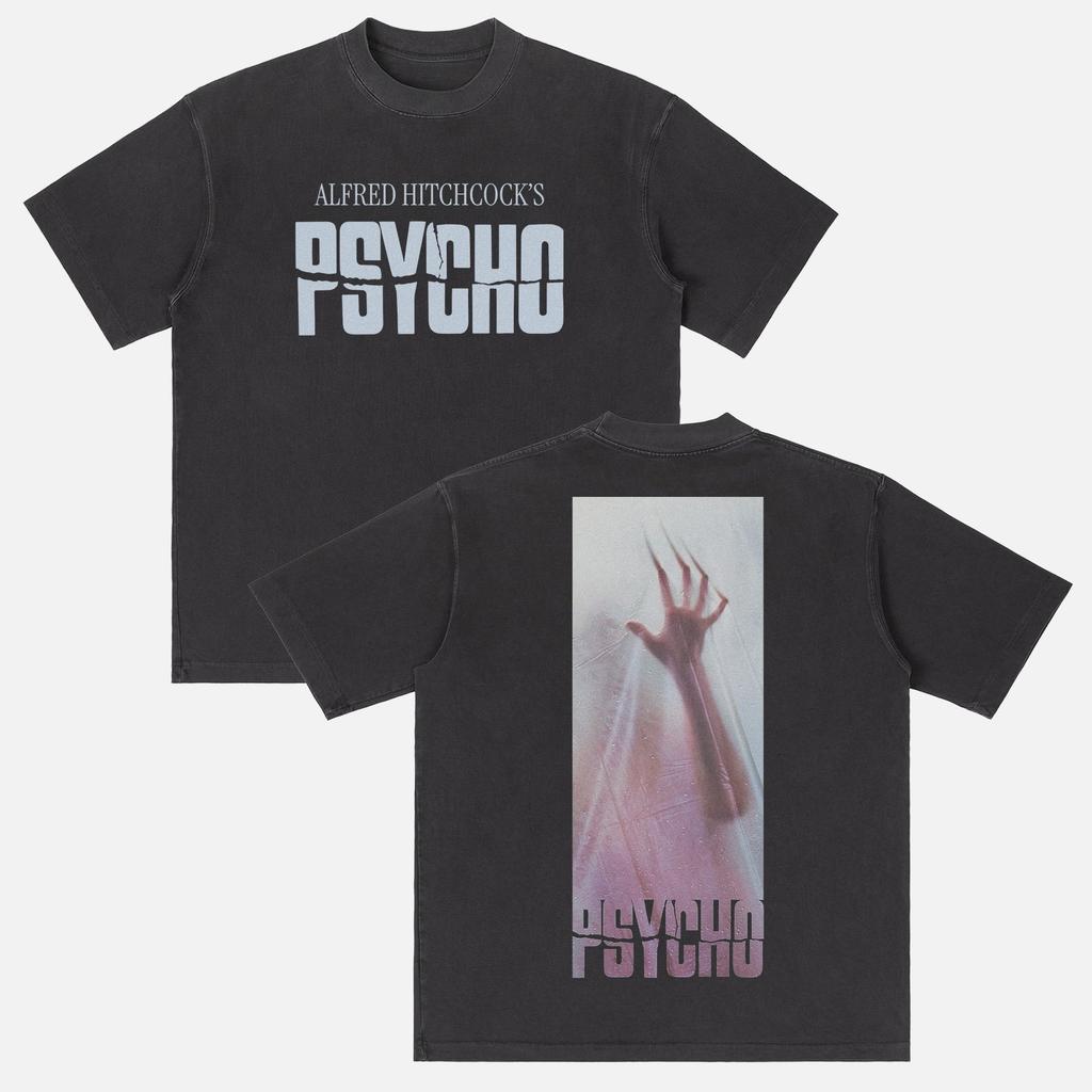 Alfred Hitchcocks Psycho Movie Graphic Tee Cotton Unisexs Unisexs Tshirt Streetwear