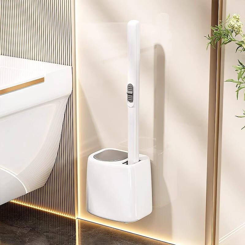 Cmaos Disposable Wall-Mounted Toilet Brush Kit
