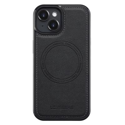LC.IMEEKE For iPhone 13 Magnetic Case Compatible with MagSafe Leather TPU Back Cover