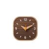 Nordic Black Table Clock Solid Wood Simple Japanese-style Retro Table Clock Simple Creative Home Decor Reloj De Pared YS40CC