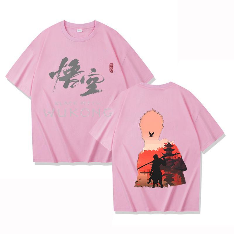 New Game Black Myth Wukong Graphic Print Shirt Tees Summer Tshirt Short Sleeve Wounisex Unisex Fashion Personality Casual Tops