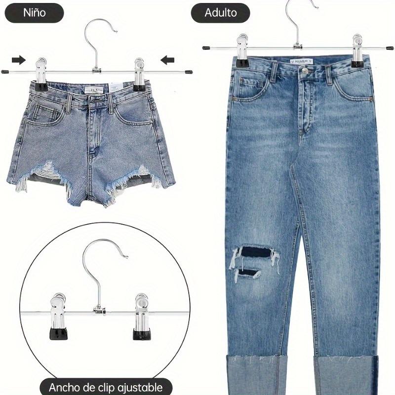 10pcs Pants Racks Wind Proof Multi-purpose Skirt Racks for Clothes Drying Trousers Wardrobe Clip Anti-slip Clothes Hanger