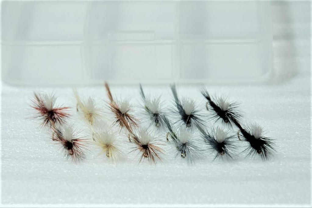 Ensemble de mouches complet du magasin de mouches SD Selection Parachute Set 12 12 No.